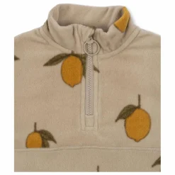 Enfant Konges Sløjd Sweat Polaire Tavi Citrons Fibres Recyclées |