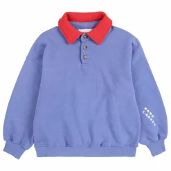 Bobo Choses Sweat Polo Coton Bio | Mauve