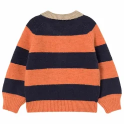 Online Tinycottons Sweat Polo Rayé | Bleu marine