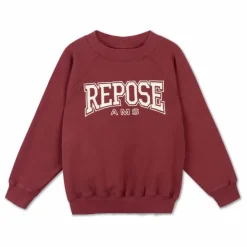 New Repose AMS Sweat Raglan Coton Bio | Bordeaux