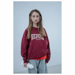 New Repose AMS Sweat Raglan Coton Bio | Bordeaux