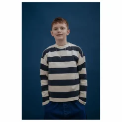 Best Repose AMS Sweat Rayé Coton Bio | Beige