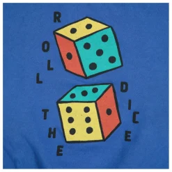 New Bobo Choses Sweat Roll The Dice Coton Bio | Bleu roi