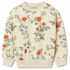 garbo&friends Sweat Roses Coton Bio Mini | Ecru