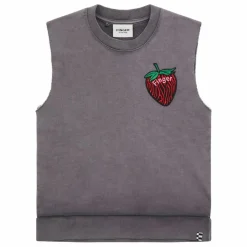 Enfant Finger in the nose Sweat Sans Manches Clem Coton Bio |