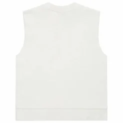 Finger in the nose Sweat Sans Manches Clem Coton Bio | Blanc cassé New