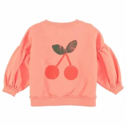 Piupiuchick Sweat Senior Coton Bio | Rose pêche Clearance