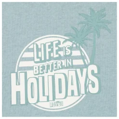 Hot Bonton Sweat Smile Holidays | Bleu Clair