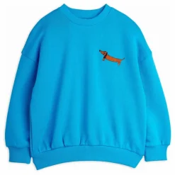 Mini Rodini Sweat Teckel Coton Bio | Bleu Best