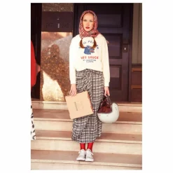 Femme Sisters Department Sweat Terese Datil Pepper Terry Coton Bio |