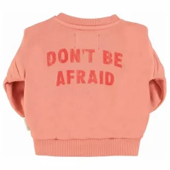 Piupiuchick Sweat Volants Hey Jude Coton Bio | Corail Sale