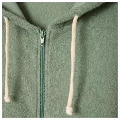 Outlet American Vintage Sweat Zippé Bobypark Coton Bio | Vert argile