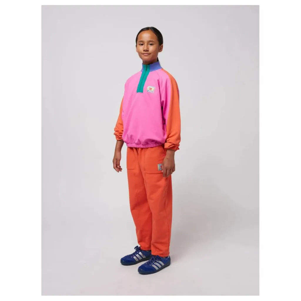 Enfant Bobo Choses Sweat Zippé Colorblock Coton Bio |