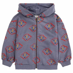 Enfant Bobo Choses Sweat Zippé Coton Bio Visages |