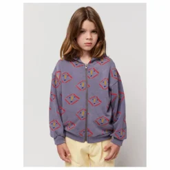Enfant Bobo Choses Sweat Zippé Coton Bio Visages |