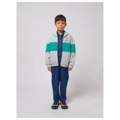 Bobo Choses Sweat Zippé Joy Coton Bio | Gris chiné