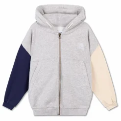 Enfant Repose AMS Sweat Zippé Tricolore Coton Bio |