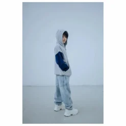 Enfant Repose AMS Sweat Zippé Tricolore Coton Bio |