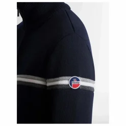 Homme Fusalp Sweat Zippé Wengen Fiz II Laine Mérinos |