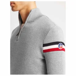 Homme Fusalp Sweats, Pulls|Sweat Zippé Wengen IV Laine Mérinos |