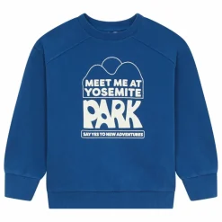 New Hundred Pieces Sweatshirt col rond | Bleu nuit