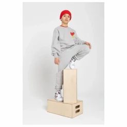 Clearance Hundred Pieces Sweatshirt col rond SHOBU | Gris chiné