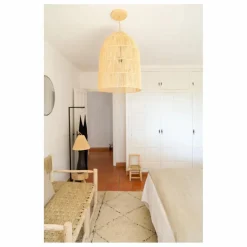 Cosydar Système électrique, rosace en raphia | Noir Sale