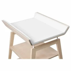 Clearance Leander Table à langer et matelas Linéa | Hêtre