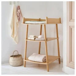 Charlie Crane Table à langer Pago avec matelas | Hêtre