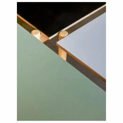 Hübsch Table à manger en chêne Oblique |