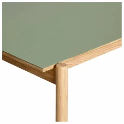 Hübsch Table à manger en chêne Oblique | Olive