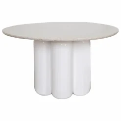Cosin Table basse avec plateau en matière recyclée | Blanc Online