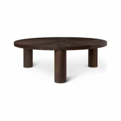 Ferm Living Table basse Post en bois FSC | Chêne fumé Discount