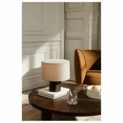 Ferm Living Table basse Post en bois FSC | Chêne fumé Discount