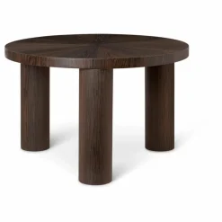 Sale Ferm Living Table basse Post en bois FSC | Chêne fumé