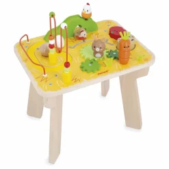 Janod Jouets D'Éveil|Jouets D'Éveil|Table d'activités Ferme
