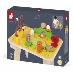 Janod Jouets D'Éveil|Jouets D'Éveil|Table d'activités Ferme