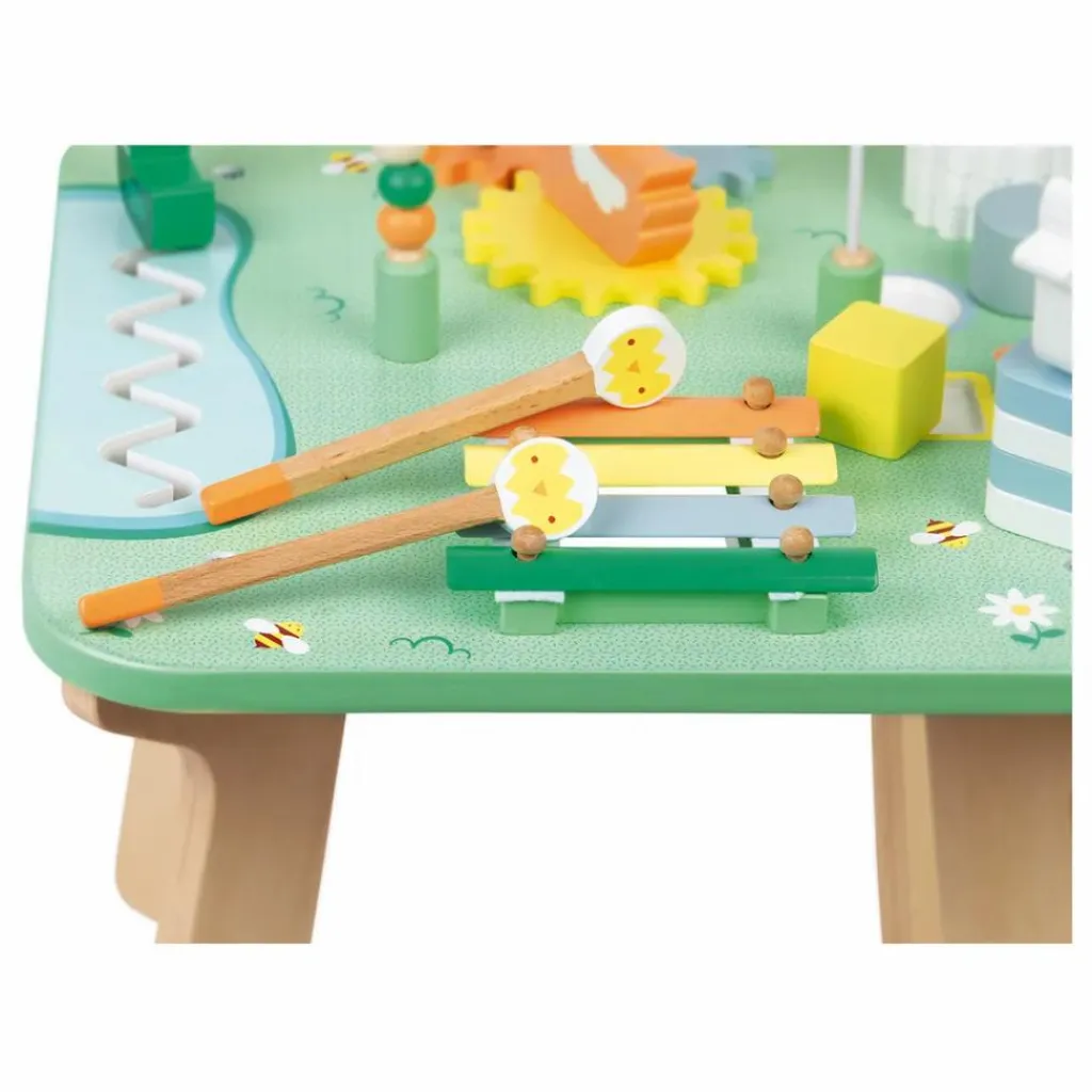 Janod Table d'activités Jolie prairie Multicolore Online