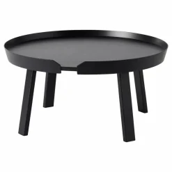 Muuto Table d'appoint Around coffee | Noir Best
