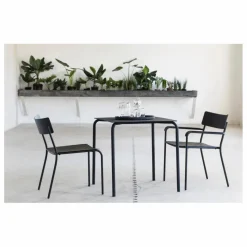 Serax Table d'appoint carrée outdoor August | Noir Hot