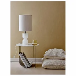 Bloomingville Table d'appoint Cher en métal | Gris perle