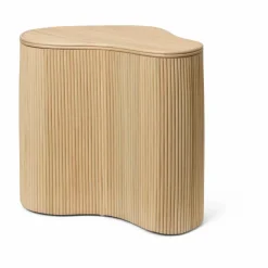 Ferm Living Table d'appoint de rangement Isola en rotin Naturel Discount
