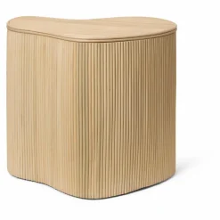 Ferm Living Table d'appoint de rangement Isola en rotin Naturel Discount