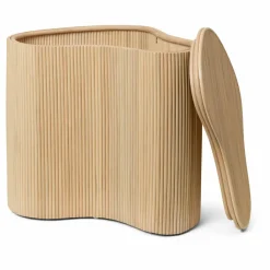 Ferm Living Table d'appoint de rangement Isola en rotin Naturel Discount