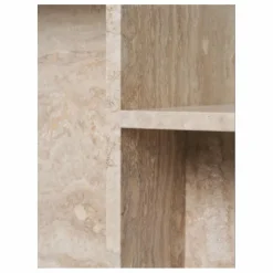 Ferm Living Table d'appoint Distinct en travertin |