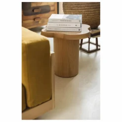Discount Gabrielle Paris Table d'appoint en naturel | Chêne