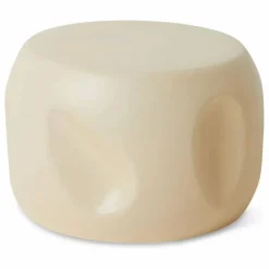 HKliving Table d'appoint en céramique | Crème Clearance