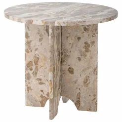 Bloomingville Table d'appoint Jasmia en marbre | Marron Sale