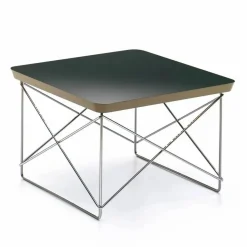 Vitra Table d'appoint Occasional LTR - Piètement chromé - Charles & Ray Eames | Noir chrome Clearance