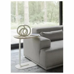 Outlet Muuto Table d'appoint Relate | Blanc cassé